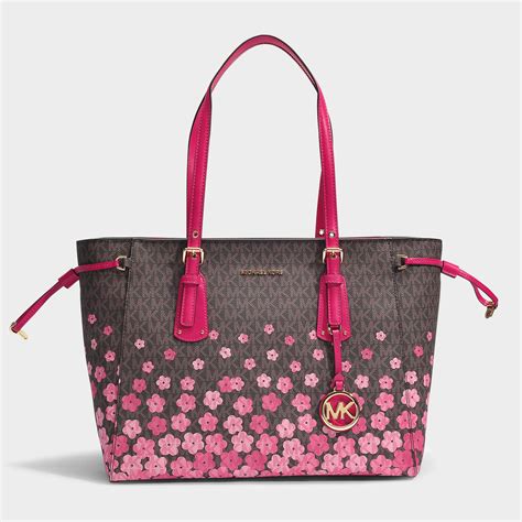 michael kors light pink and brown bag oval|Michael Kors pink bag price.